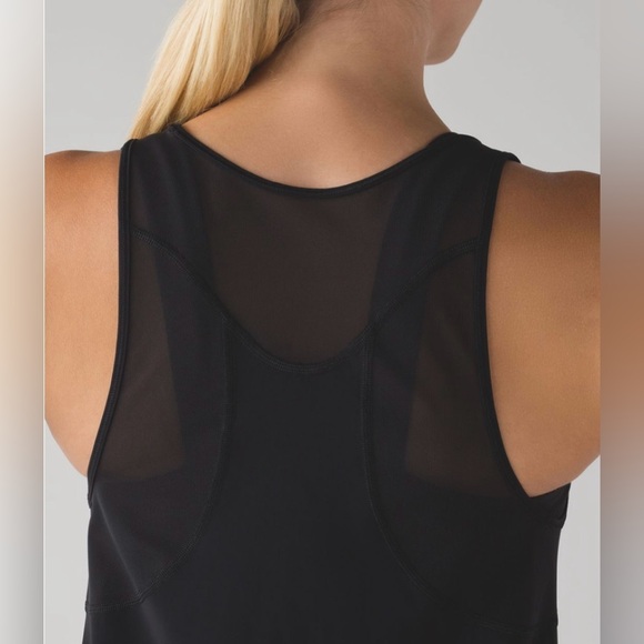Lululemon Athletics Tops | Lululemon Womens Sculpt Mesh Black Tank Top EUC SMALL - Picture 3 of 9